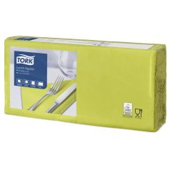   TORK Szalvéta, 1/4 hajtogatott, 2 rétegű, 33x33 cm, Advanced, TORK "Lunch", lime