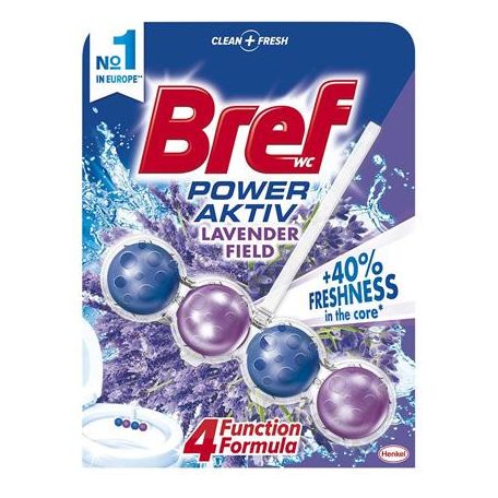 BREF WC illatosító golyók, 50 g, BREF "Power Aktiv", levendula