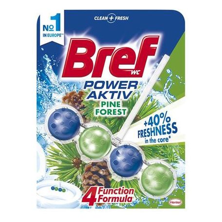 BREF WC illatosító golyók, 50 g, BREF "Power Aktiv", fenyő