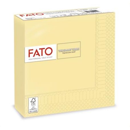 FATO Szalvéta, 1/4 hajtogatott, 33x33 cm, FATO "Smart Table", pezsgő
