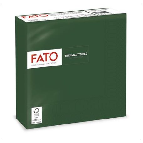 FATO Szalvéta, 1/4 hajtogatott, 33x33 cm, FATO "Smart Table", zöld
