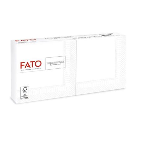 FATO Szalvéta, 1/4 hajtogatott, 24x24 cm, FATO "Smart Table", fehér