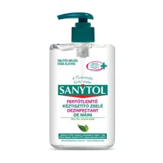 SANYTOL Kézfertőtlenítő gél, pumpás, 250 ml, SANYTOL