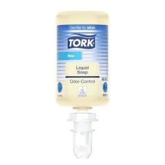   TORK Folyékony szappan, 1 l, S4 rendszer, szagsemlegesítő, TORK "Odor-Control", átlátszó