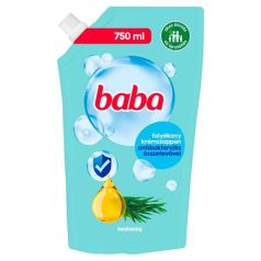   BABA Folyékony szappan utántöltő, 750 ml, BABA, teafaolajjal