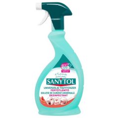   SANYTOL Általános tisztító- és fertőtlenítő spray, 500 ml, SANYTOL, grapefruit