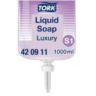 TORK Folyékony szappan, 1 l, S1 rendszer, TORK "Luxury", lila