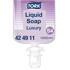   TORK Folyékony szappan, 1 l, S4 rendszer, TORK "Luxury", lila