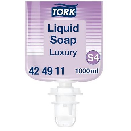 TORK Folyékony szappan, 1 l, S4 rendszer, TORK "Luxury", lila
