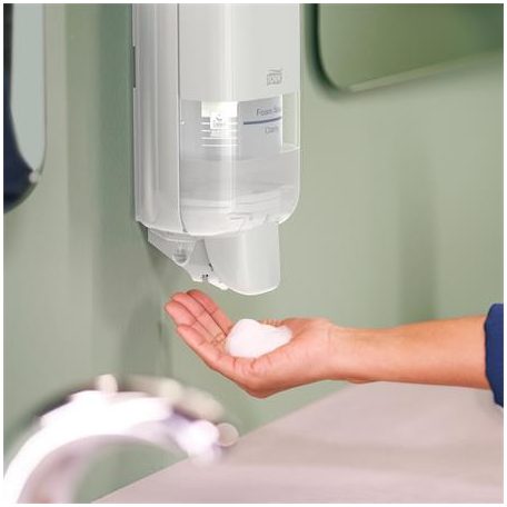 TORK Hab- és folyékony szappan és kézfertőtlenítő adagoló, S4 rendszer, TORK, fehér