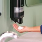 TORK Hab- és folyékony szappan és kézfertőtlenítő adagoló, S4 rendszer, TORK, fekete