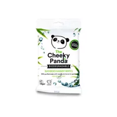   CHEEKY PANDA Kéztörlő kendő, bambusz, nedves, 12 lap, CHEEKY PANDA, illatmentes