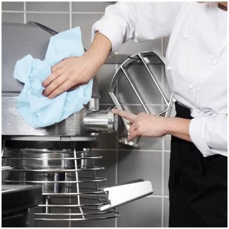 TORK Tisztítókendő, szöszszegény, tekercses, 1 rétegű, W1-3 rendszer, TORK, türkiz