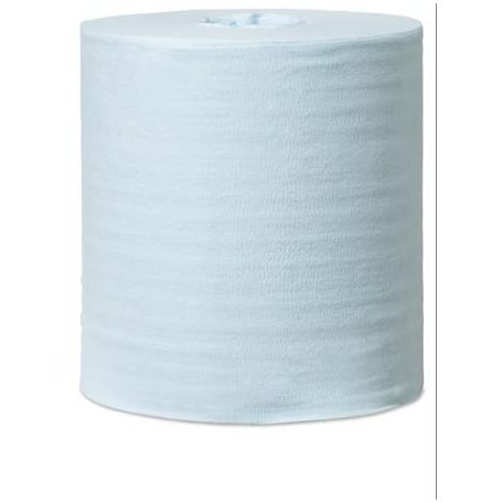 TORK Tisztítókendő, szöszszegény, tekercses, 1 rétegű, 200 db, utántöltő hordozható vödörhöz, W10 rendszer, TORK, türkiz