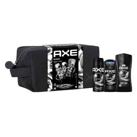 AXE Karácsonyi ajándékcsomag férfiaknak neszeszerrel, AXE "Black"