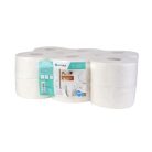 VICTORIA HYGIENE Toalettpapír, 2 rétegű, 19 cm átmérő, VICTORIA HYGIENE, "Fine Mini Jumbo", fehér