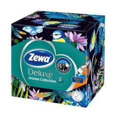  ZEWA Papír zsebkendő, 3 rétegű, 60 db, ZEWA "Aroma Collection"