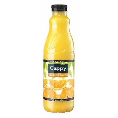 CAPPY Narancslé, 100%, 1 l, rostos, CAPPY