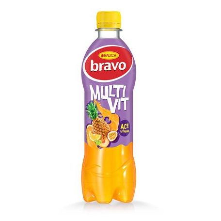 RAUCH Gyümölcsital, 12%, 0,5 l, RAUCH "Bravo", multivitamin