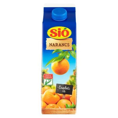 SIÓ Gyümölcsital, 12%, 1 l, SIÓ, narancs