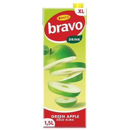 RAUCH Gyümölcsital, 12%, 1,5 l, RAUCH "Bravo", zöld alma