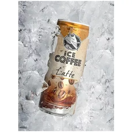HELL Jegeskávé, 250 ml, HELL "Ice Coffee Latte"