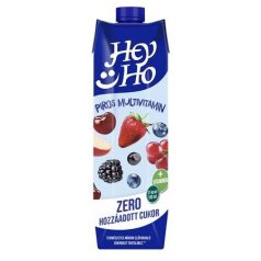   RAUCH Gyümölcsital, 20%, cukormentes, 1 l, RAUCH "Hey-Ho ZERO", piros multivitamin