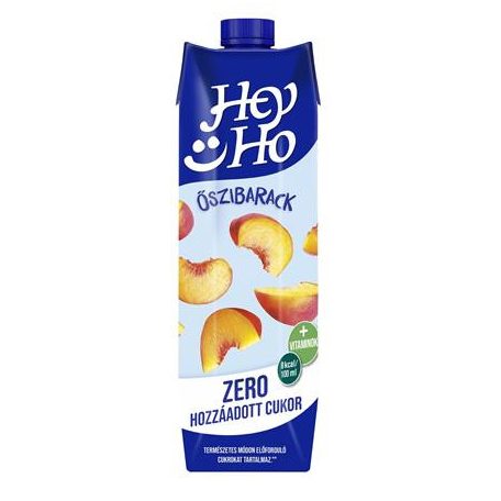 RAUCH Gyümölcsital, 20%, cukormentes, 1 l, RAUCH "Hey-Ho ZERO", őszibarack