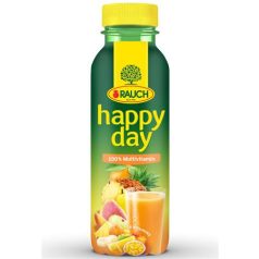   RAUCH Gyümölcslé, 100%, 0,33 l, RAUCH "Happy day", Multivitamin