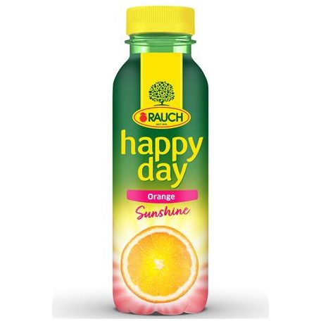RAUCH Gyümölcsnektár, 25%, 0,33 l, RAUCH "Happy day", narancs
