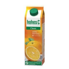 HOHES C Gyümölcslé, 100%, 1 l, HOHES C, narancs