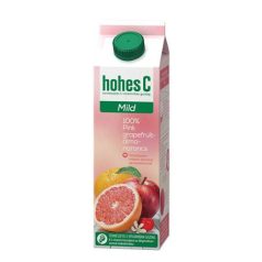   HOHES C Gyümölcslé, 100%, 1 l, HOHES C "Mild Juice", pink grapefruit-alma-narancs