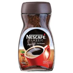   NESCAFE Instant kávé, 100 g, üveges, NESCAFÉ "Classic"