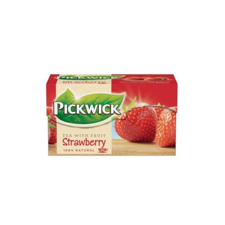 PICKWICK Fekete tea, 20x1,5 g, PICKWICK, eper