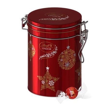 LINDT Desszert, 150 g, tin, LINDT "Lindor", tejcsokoládé