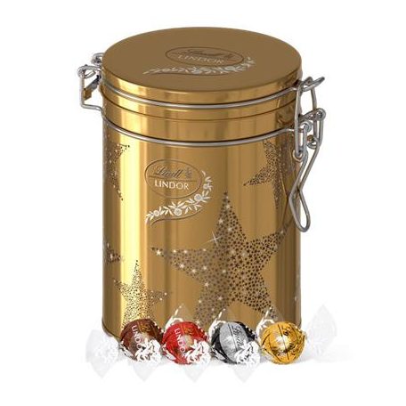 LINDT Desszert, 150 g, tin, LINDT "Lindor", vegyes