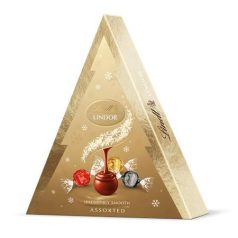   LINDT Desszert, 125 g, karácsonyfa, LINDT "Lindor", vegyes