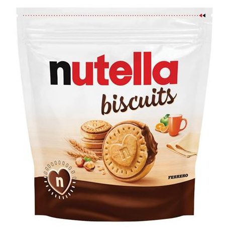 NUTELLA Keksz, 304 g, NUTELLA "Biscuit", kakaós mogyorókrémmel töltve