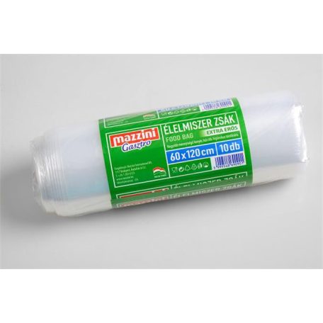 MAZZINI Élelmiszerzsák, extra erős, 10 db, 60 x 120 cm, MAZZINI "Gasztro"