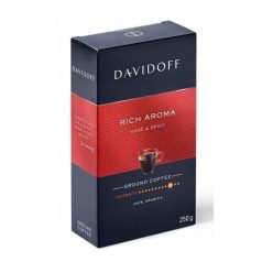   DAVIDOFF Kávé, pörkölt, őrölt, 250 g, DAVIDOFF "Rich Aroma"