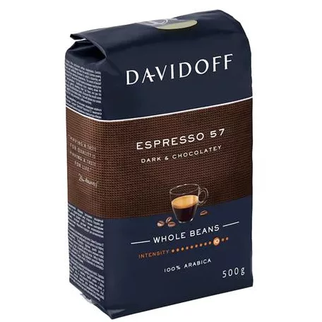 DAVIDOFF Kávé, pörkölt, szemes, 500 g, DAVIDOFF "Espresso 57"