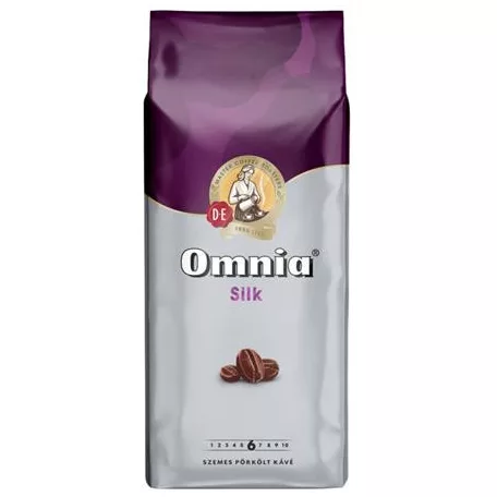 DOUWE EGBERTS Kávé, pörkölt, szemes, védőgázas csomagolásban, 1000 g, DOUWE EGBERTS "Omnia" silk