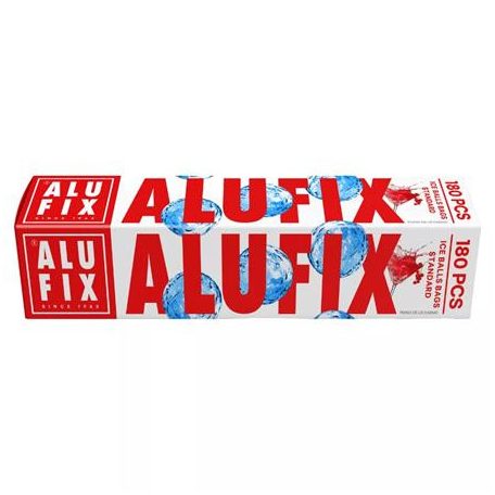 ALUFIX Jéggolyókészítő zacskó, önzáró, 180 db, ALUFIX