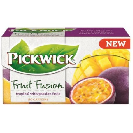 PICKWICK Gyümölcstea, 20x1,75 g, PICKWICK "Fruit Fusion", trópusi