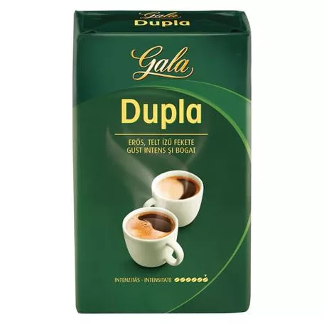 GALA Kávé, pörkölt, őrölt, 250 g, GALA "Dupla"