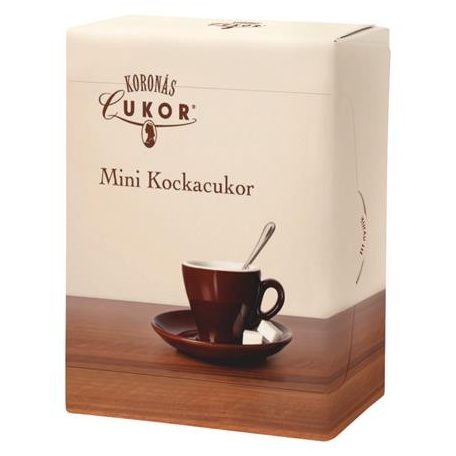 KORONÁS CUKOR Kockacukor, mini, 0,5 kg, KORONÁS CUKOR
