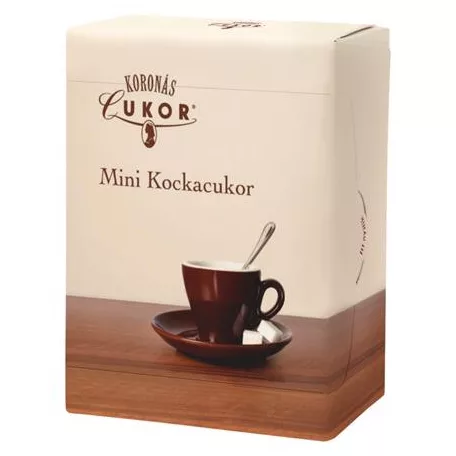 KORONÁS CUKOR Kockacukor, mini, 0,5 kg, KORONÁS CUKOR