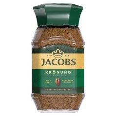   JACOBS Instant kávé, 200 g, üveges, JACOBS "Krönung"