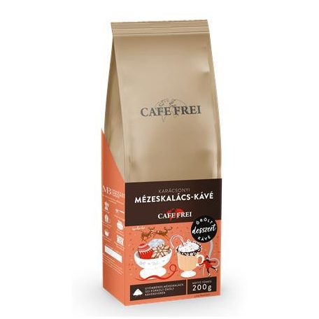 CAFE FREI Kávé, pörkölt, őrölt, 200 g, CAFE FREI "Gyömbéres mézeskalács"