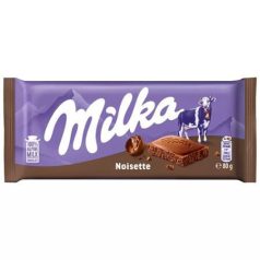 MILKA Táblás csokoládé, 80 g, MILKA "Noisette"